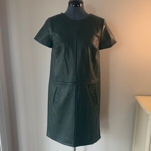 Ann Taylor Dark Green Mini Dress